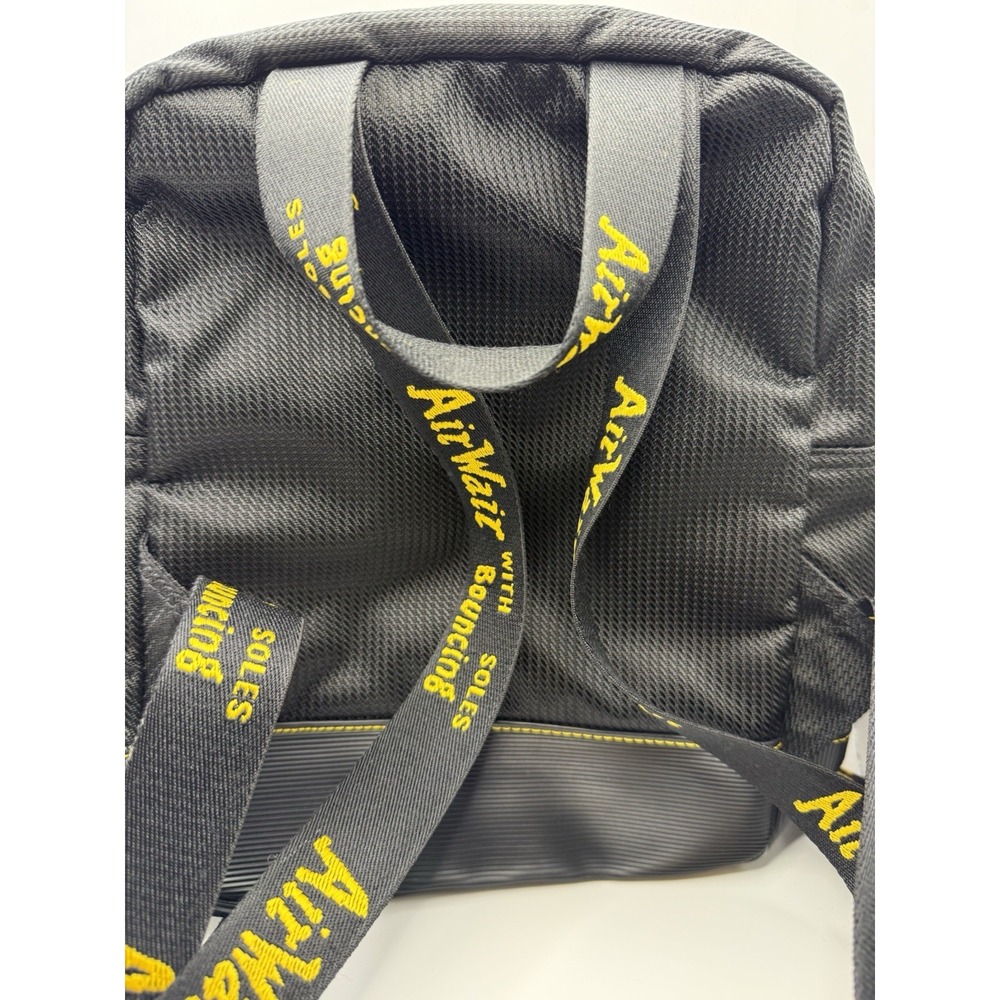 Dr Martens Groove DNA Backpack Black Yellow AirWair Bouncing Soles Mini Bag RARE - Picture 8 of 11